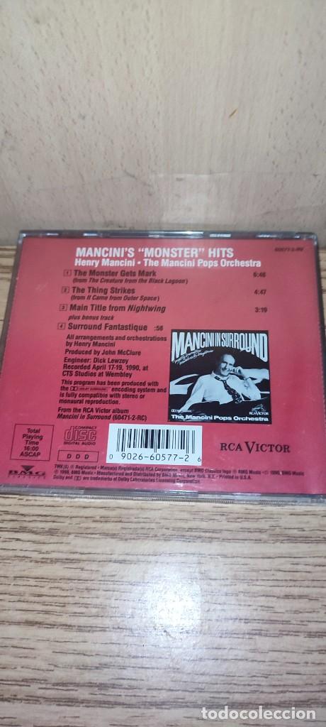 CDs de m&uacute;sica: MANCINIS MONSTER HITS - Foto 2