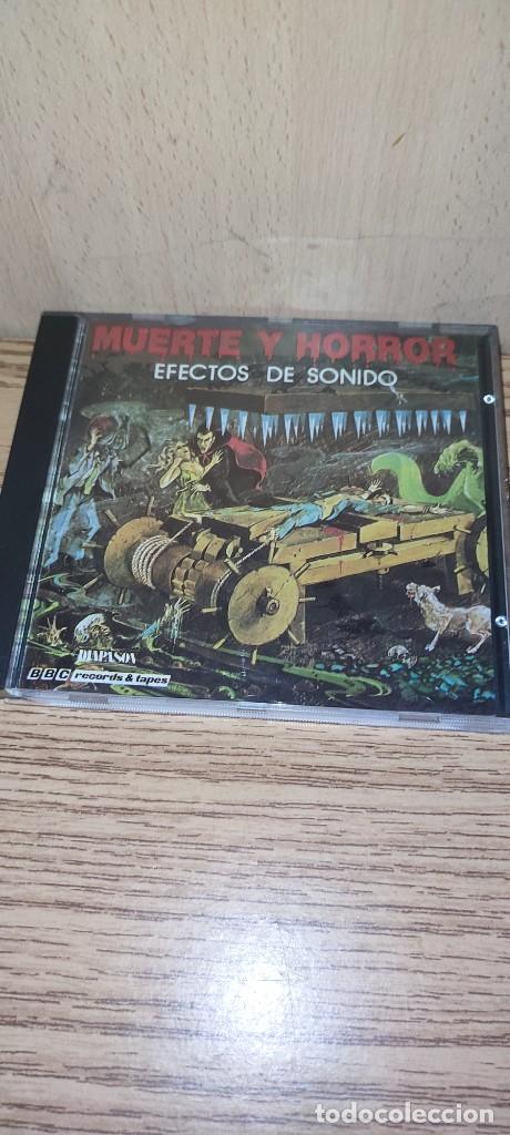CDs de m&uacute;sica: EFECTOS DE SONIDO: MUERTE Y HORROR - Foto 1
