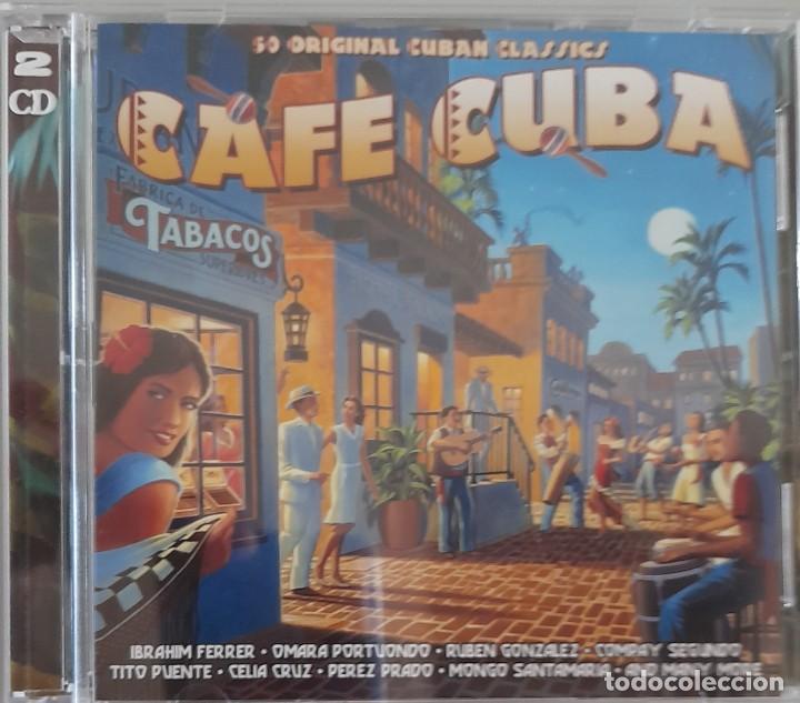 CDs de m&uacute;sica: CAFE CUBA, 50 ORIGINAL CUBAN CLASSICS - 2 CD,s - Foto 1
