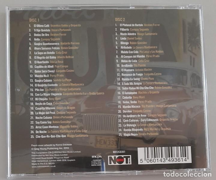 CDs de m&uacute;sica: CAFE CUBA, 50 ORIGINAL CUBAN CLASSICS - 2 CD,s - Foto 2