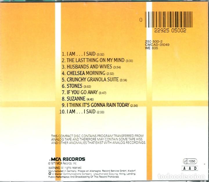 CDs de m&uacute;sica: NEIL DIAMOND &uml;STONES&uml; (CD) - Foto 2