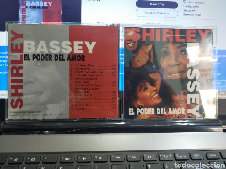 CDs de m&uacute;sica: Shirley bassey CD el poder del amor Espa&ntilde;a 1996 - Foto 1