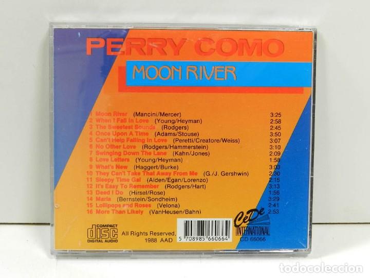 CDs de m&uacute;sica: DISCO CD. Perry Como &ndash; Moon River. COMPACT DISC. - Foto 2