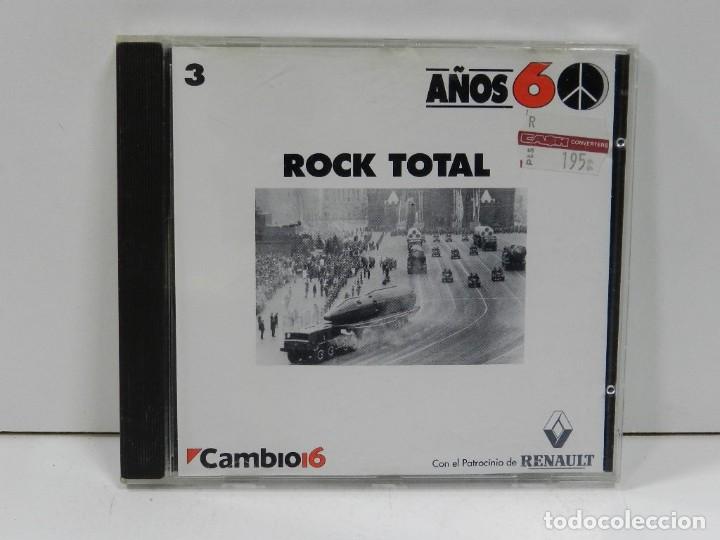 CD de M&uacute;sica: DISCO CD. A&ntilde;os 60 &ndash; Rock Total. COMPACT DISC.