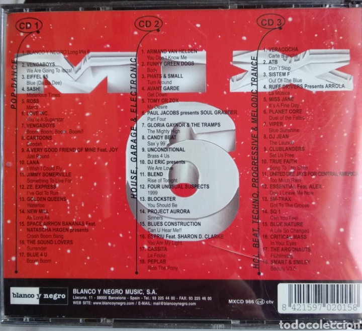CDs de m&uacute;sica: *BLANCO Y NEGRO, MIX, SPAIN, 1999 - Foto 2