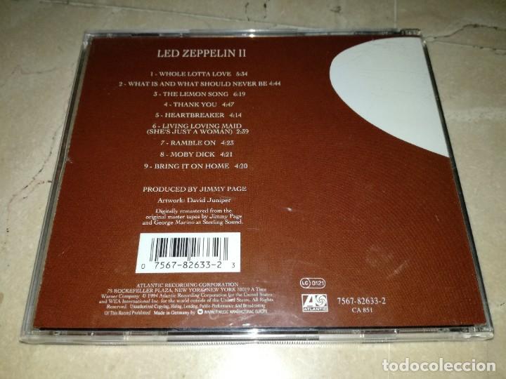 CDs de m&uacute;sica: LED ZEPPELIN II-REMASTERIZADO - Foto 2