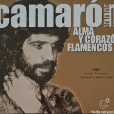 CDs de Música: CD X3 - CAMARON DE LA ISLA - ALMA Y CORAZON FLAMENCOS 2004. Lote 352531029