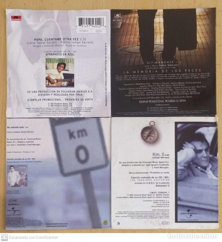CDs de m&uacute;sica: ISMAEL SERRANO - LOTE 4 CDs Singles - Foto 2
