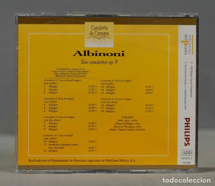 CDs de m&uacute;sica: CD. ALBINONI. SEIS CONCIERTOS OP 9 - Foto 2