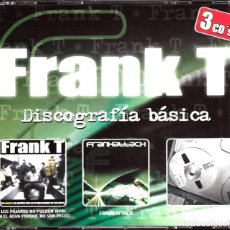 CDs de Música: FRANK T DISCOGRAFÍA BÁSICA (3 CDS). Lote 352787039