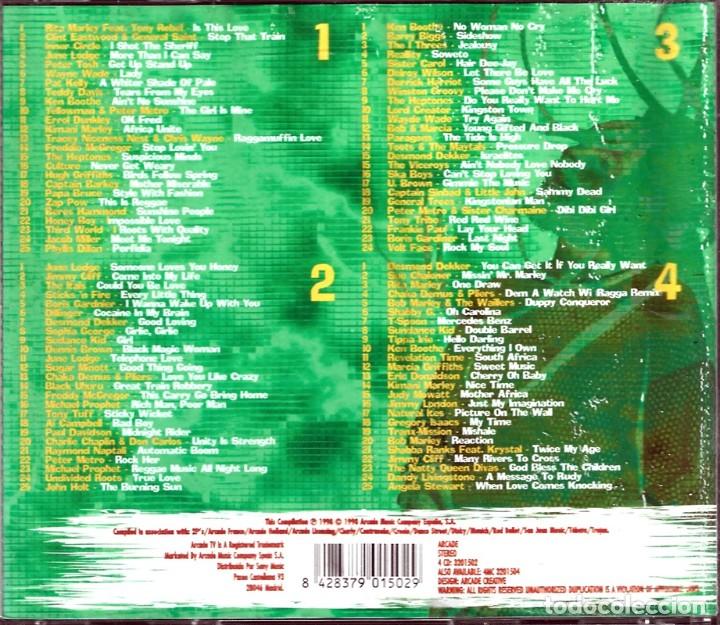 CDs de m&uacute;sica: LOS 100 MAYORES &Eacute;XITOS DEL REGGAE (4 CD) - Foto 2