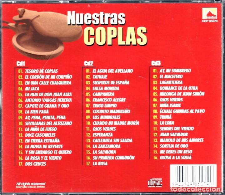 CDs de m&uacute;sica: NUESTRAS COPLAS (3 CD) - Foto 2