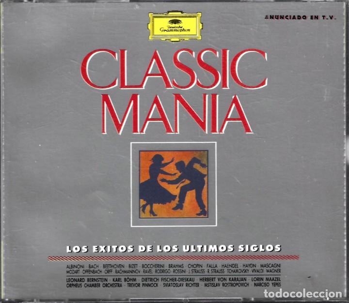 CDs de m&uacute;sica: CLASSIC MANIA LOS EXITOS DE LOS ULTIMOS SIGLOS ( 2 CD) - Foto 1