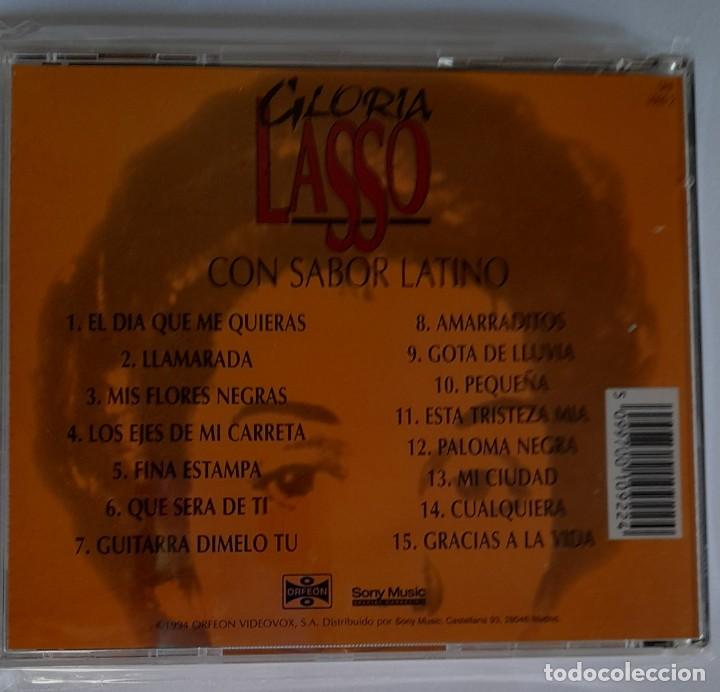 CDs de m&uacute;sica: GLORIA LASSO - CON SABOR LATINO - Foto 2