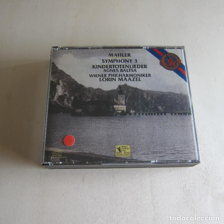 CDs de m&uacute;sica: SYMPHONY 3. MAHLER - LORIN MAAZEL (CBS MASTERWORKS) 2 CD - Foto 1