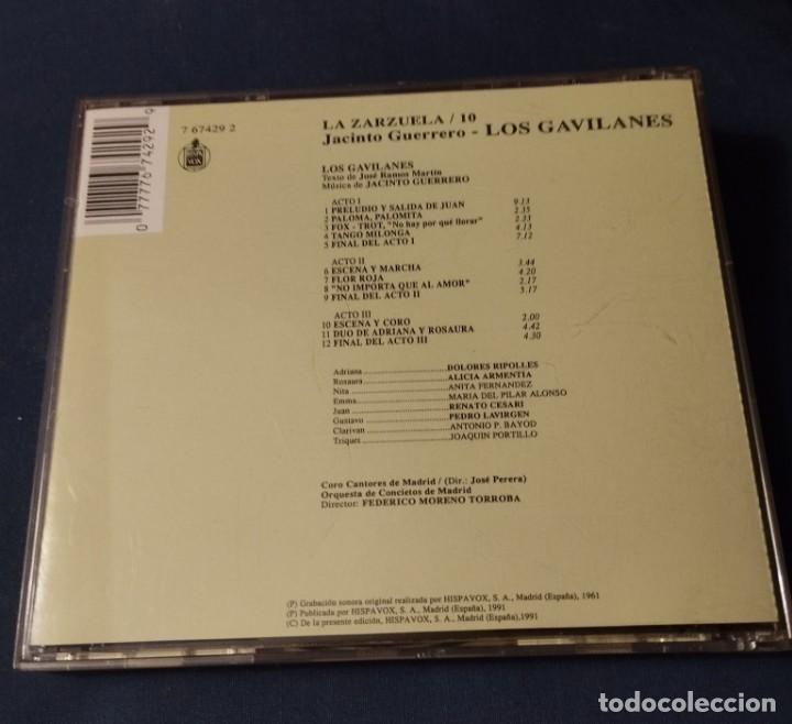 CDs de m&uacute;sica: CD Zarzuela Los Gavilanes - Foto 3
