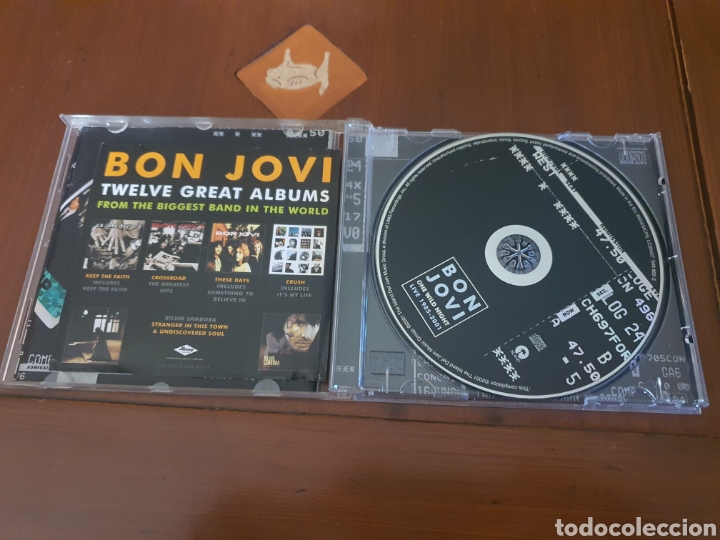 CDs de m&uacute;sica: cd bon jovi one wild night. - Foto 2