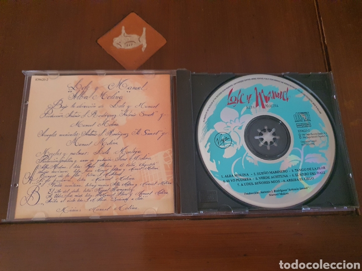 CDs de m&uacute;sica: cd lola y manuel alba molina. - Foto 2