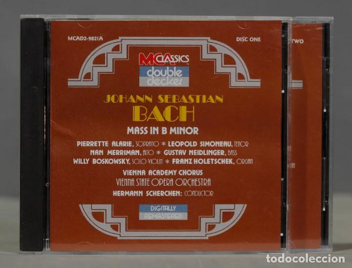 CDs de m&uacute;sica: 2 CD. Mass In B Minor. BACH. SCHERCHEN - Foto 1