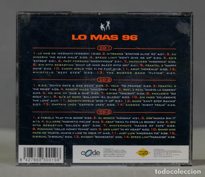 CDs de m&uacute;sica: 3 CD. Lo Mas 96 - Foto 2