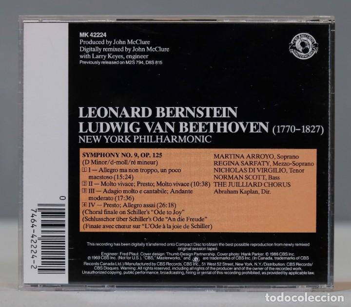 CDs de m&uacute;sica: CD. Beethoven (Symphony No.9). BERNSTEIN - Foto 2