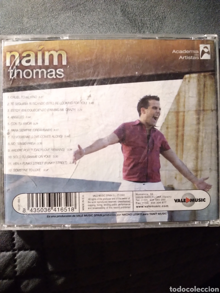 CDs de m&uacute;sica: CD-NAIM THOMAS-NO TENGO PRISA- - Foto 2