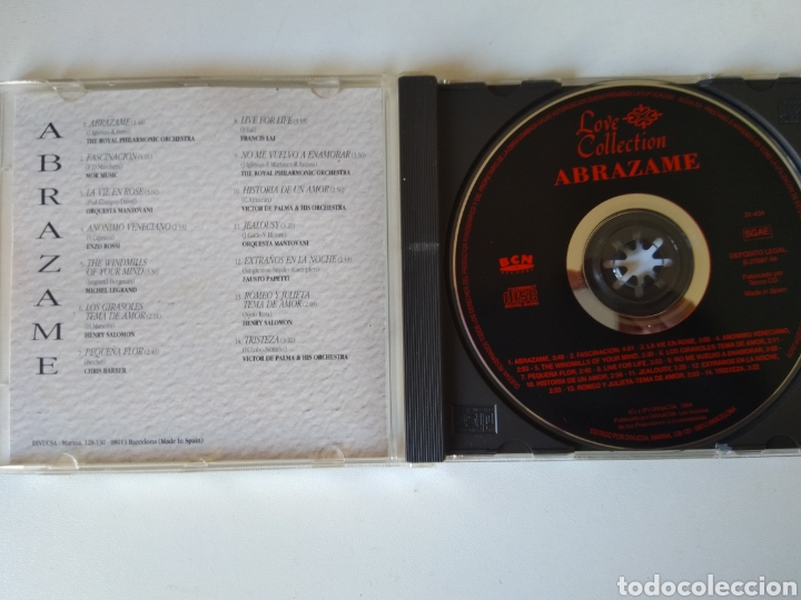 CDs de m&uacute;sica: CD ABRAZAME - Foto 2