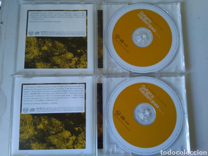 CDs de m&uacute;sica: CD GUITARRA MEDITERRANEA 2 CDS - Foto 2