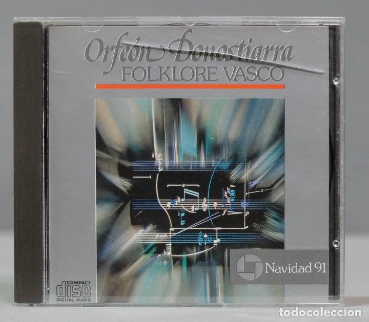 CDs de m&uacute;sica: CD. ORFEON DONOSTIARRA. FOLKLORE VASCO - Foto 1