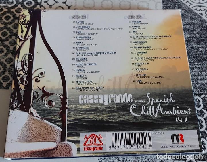 CDs de m&uacute;sica: 2 CD CASSAGRANDE SPANIS CHILL AMBIENT VOL. II - Foto 2