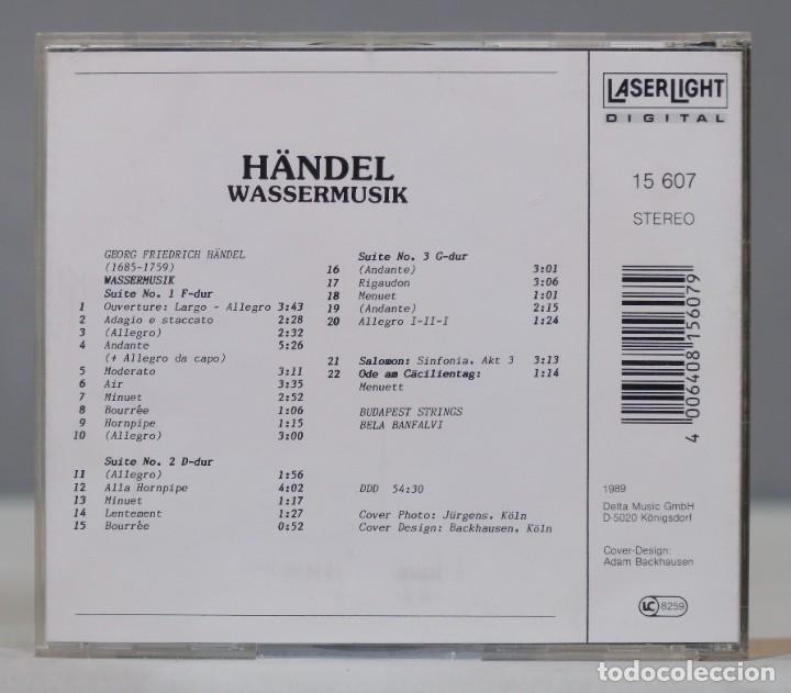 CDs de m&uacute;sica: CD. H&auml;ndel - Budapest Strings &ndash; Wassermusik (Suiten 1 - 3) - Foto 2