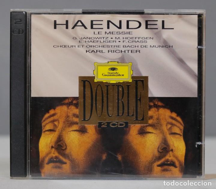 CDs de m&uacute;sica: 2 CD. LE MESSIE. HAENDEL. RICHTER - Foto 1