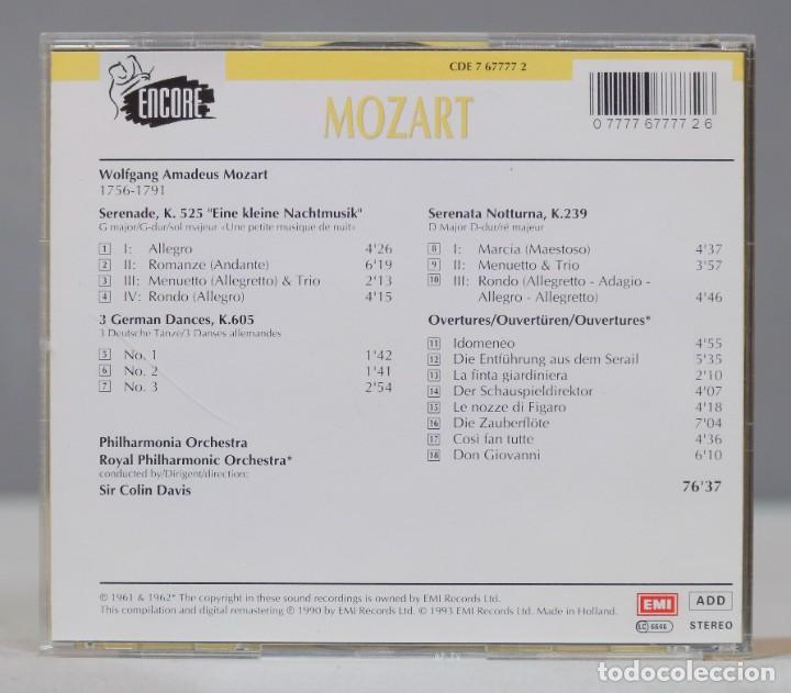 CDs de m&uacute;sica: CD. Mozart. DAVIS. OVERTURES - Foto 2