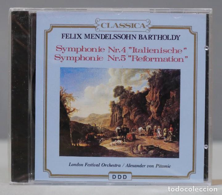 CDs de m&uacute;sica: CD. BARTHOLDY. SYMPHONIE 4 5. PITAMIC. PRECINTADO - Foto 1