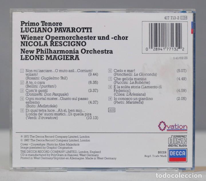 CDs de m&uacute;sica: CD. Pavarotti. Primo Tenore - Foto 2