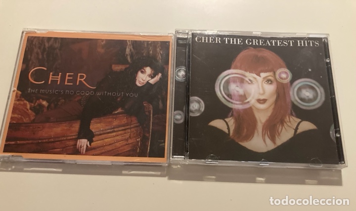 CDs de m&uacute;sica: Lote Cher - greatest hits + single - Foto 1
