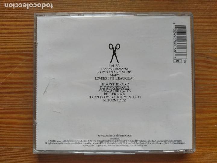 CDs de m&uacute;sica: CD SCISSOR SISTERS (AF) - Foto 2