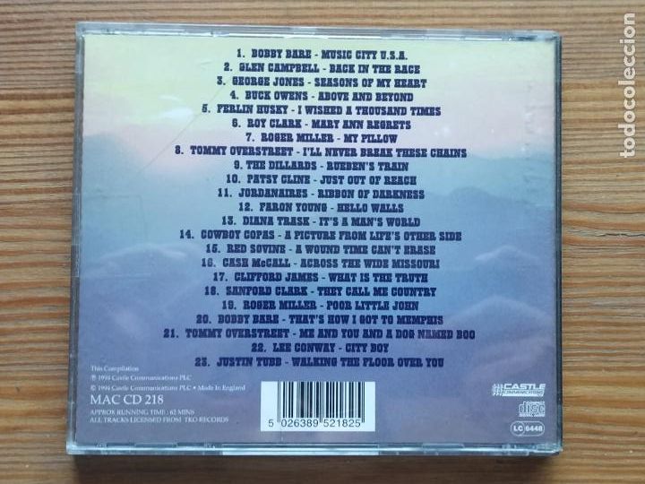 CDs de m&uacute;sica: CD COUNTRY DIAMONDS - VARIOUS ARTISTS - PATSY CLINE, BOBBY BARE... (AF) - Foto 2