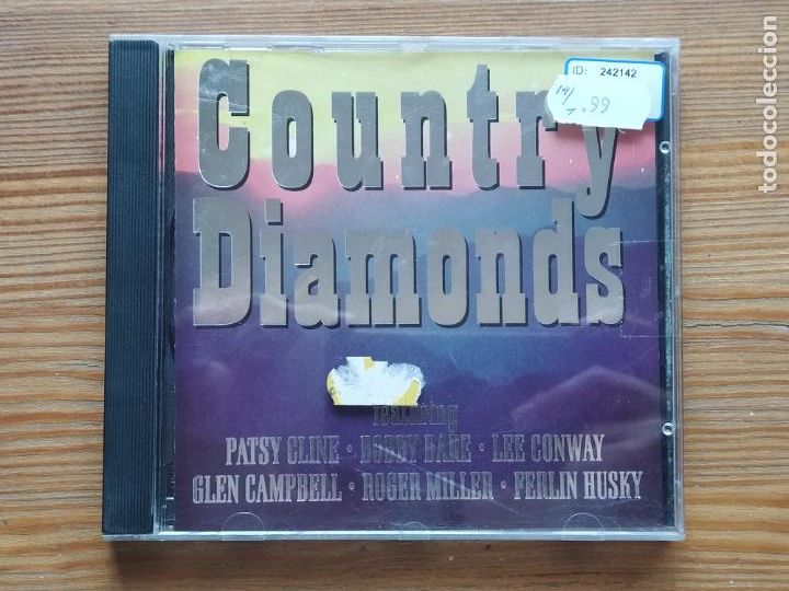 CDs de m&uacute;sica: CD COUNTRY DIAMONDS - VARIOUS ARTISTS - PATSY CLINE, BOBBY BARE... (AF) - Foto 1