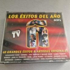 CDs de Música: Ñ-LOS EXITOS DEL AÑO 3CDS-LAURA PAUSINI-LOS PLANETAS-MIGUEL BOSE Y ANA TORROJA-SERRAT-NEK-CAMELA. Lote 353260904