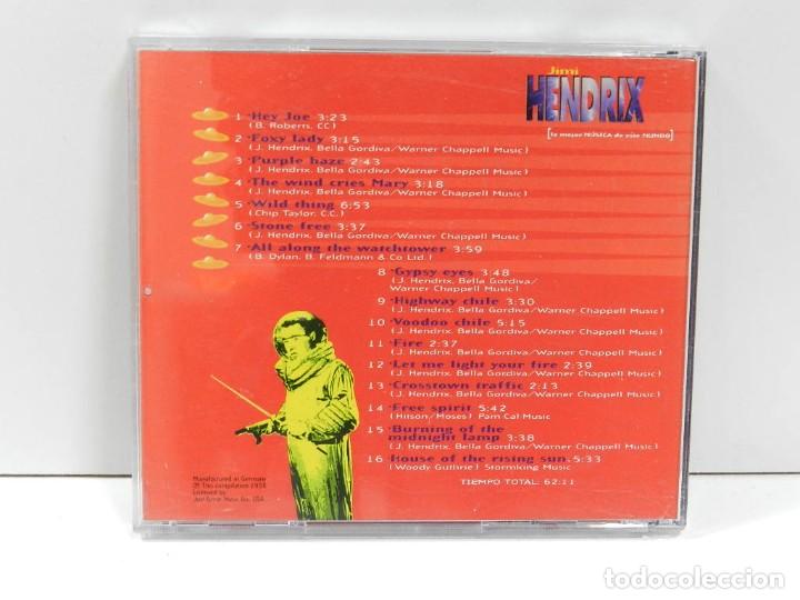 CDs de m&uacute;sica: DISCO CD. Jimi Hendrix &ndash; 16 Grandes &Eacute;xitos En Versi&oacute;n Original. COMPACT DISC. - Foto 2