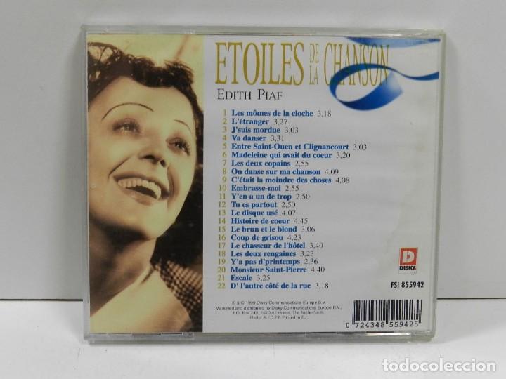 CDs de m&uacute;sica: DISCO CD. Edith Piaf &ndash; Etoiles De La Chanson. COMPACT DISC. - Foto 2