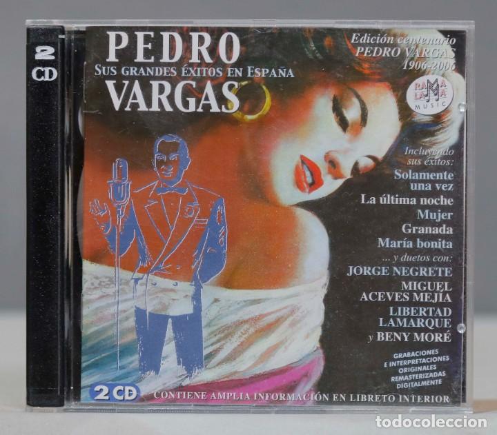 CDs de m&uacute;sica: 2 CD. Pedro Vargas &ndash; Sus Grandes &Eacute;xitos En Espa&ntilde;a - Foto 1