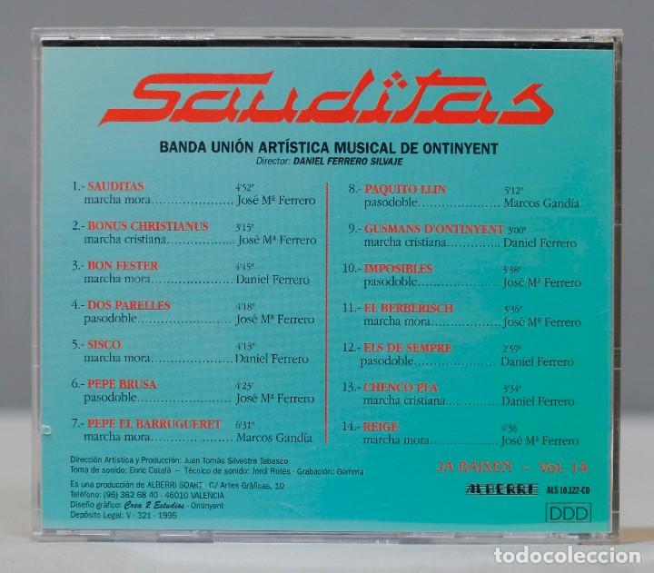 CDs de m&uacute;sica: CD. Gusmans D&acute;Ontinyent. SAUDITAS - Foto 2