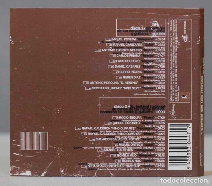 CDs de m&uacute;sica: 2 CD. Cante De Las Minas 1993 - 2001 - Foto 2