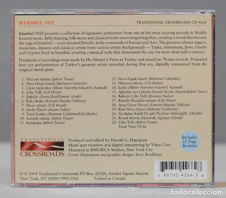 CDs de m&uacute;sica: CD. Istanbul 1925 - Foto 2