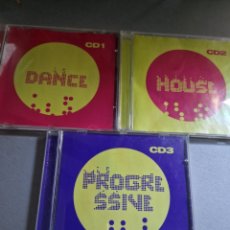 CDs de Música: DANCE,HOUSE,PROGRESIVE-3CDS-KYLIE MINOGUE-ROGER SANCHEZ-BOB SINCLAR-DAVID GAUSA-LUNA PARK-LAVELVET. Lote 353318439
