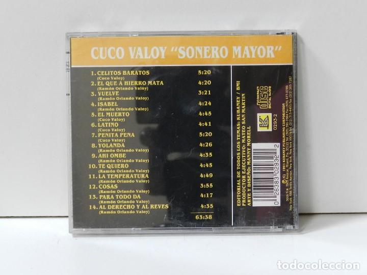 CDs de m&uacute;sica: DISCO CD. Cuco Valoy &ndash; Sonero Mayor. COMPACT DISC. - Foto 2