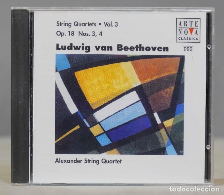 CDs de m&uacute;sica: CD. Beethoven, Alexander String Quartet &ndash; String Quartets Vol 3 - Op. 18 Nos. 3, 4 - Foto 1
