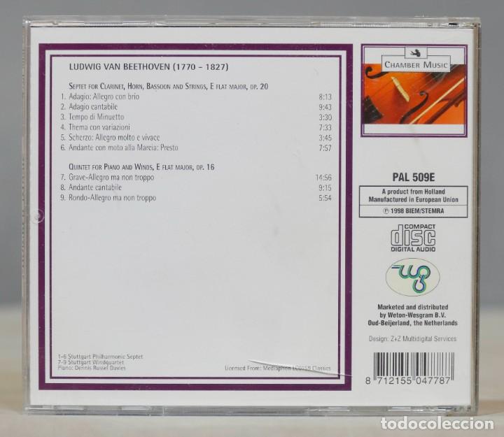 CDs de m&uacute;sica: CD. CHAMBER MUSIC. BEETHOVEN - Foto 2